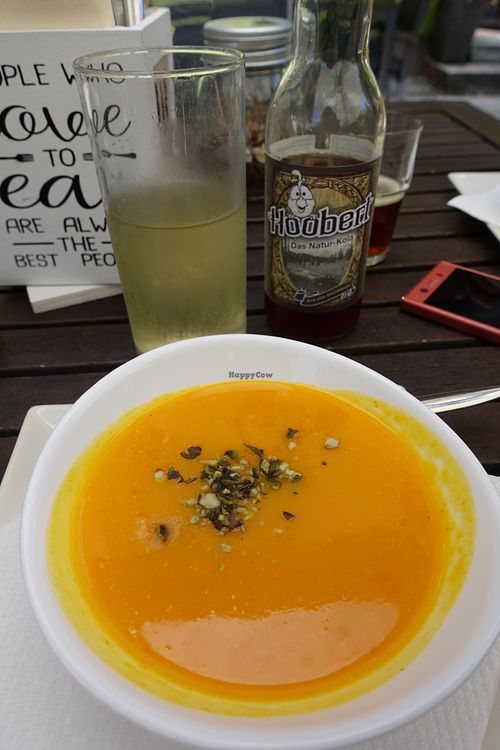Pumpkin Soup at triVida in Klagenfurt