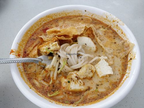 Laksa at He Xi Vegetarian in East Singapore