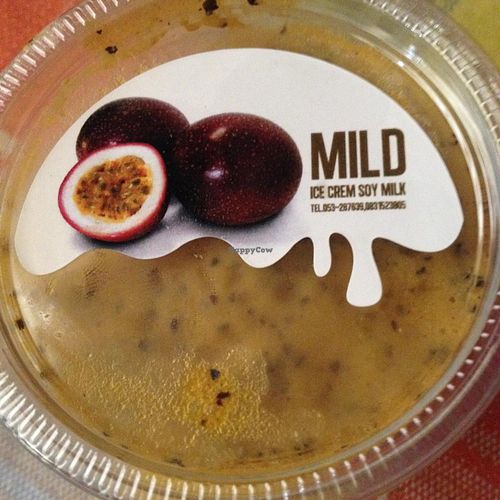 homemade soy icecream at Mild cafe in Chiang Mai
