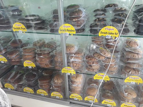 Vegan cookies! at Mild cafe in Chiang Mai