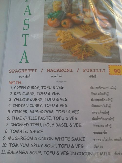 pasta at Mild cafe in Chiang Mai