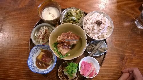 Lunch set for 1300 YEN at Padma in Kyoto