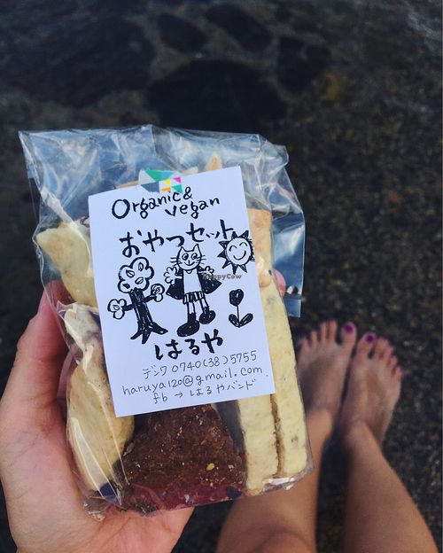 organic cookies at Padma in Kyoto
