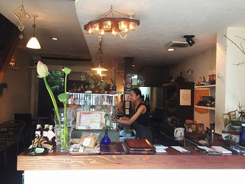 counter  at Padma in Kyoto
