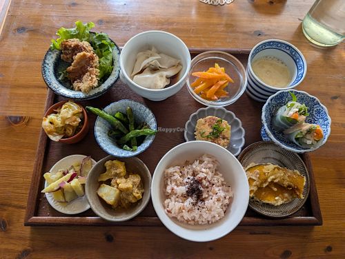 Peaceful lunch set at Padma in Kyoto