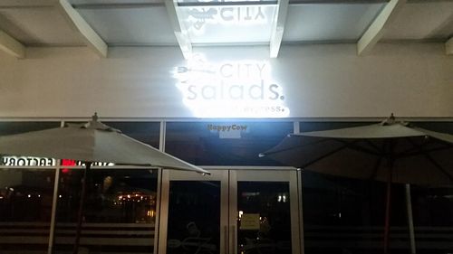 outside at City Salads in Tijuana