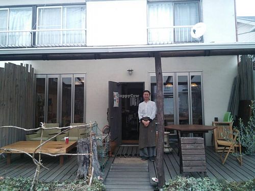 Owner and chef Kimie at Mooring Deck in Higashi-fuchinobe