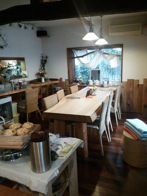 Interior (spot the muffins) at Mooring Deck in Higashi-fuchinobe