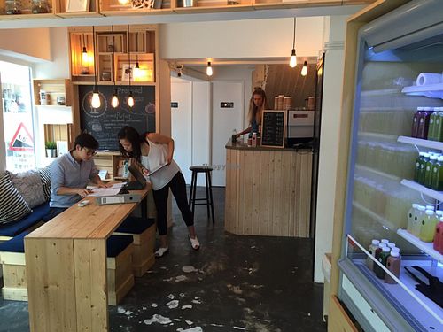 nice breakfast option at Pressed Juices - Central in Hong Kong Island