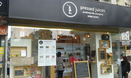 Shop front at Pressed Juices - Taikoo in Hong Kong Island