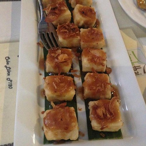 tofu with tamarind sauce at Simply Thai in Makati