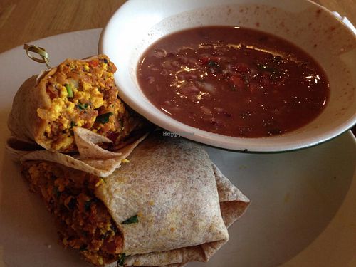Tofu scramble wrap at True Food Kitchen in Atlanta