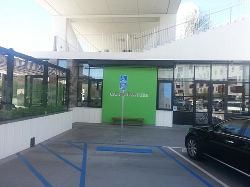 outside at Cafe Gratitude - DTLA in Los Angeles