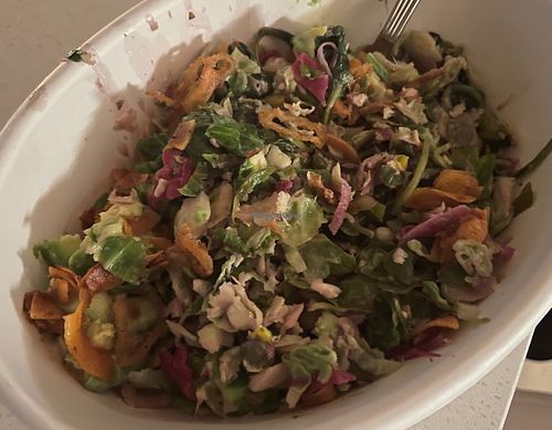 Salads to go at Cafe Gratitude - DTLA in Los Angeles