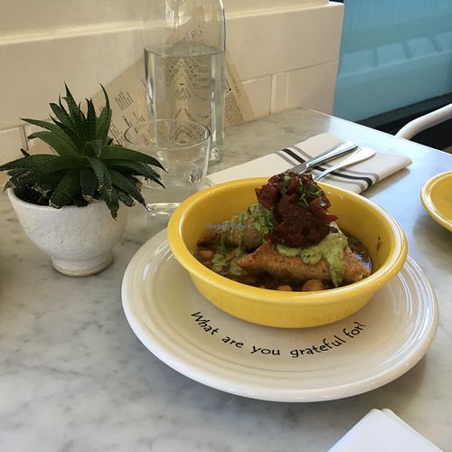 Best samosa I've ever had. at Cafe Gratitude - DTLA in Los Angeles