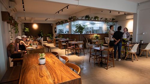 Our new location on Street 240.  at Backyard Cafe - Riverside in Phnom Penh