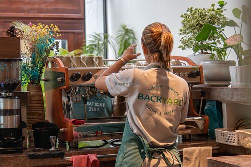 Our new location on Street 240.  at Backyard Cafe - Riverside in Phnom Penh