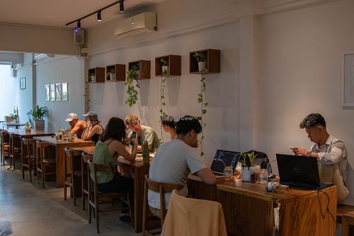 Our new location on Street 240.  at Backyard Cafe - Riverside in Phnom Penh