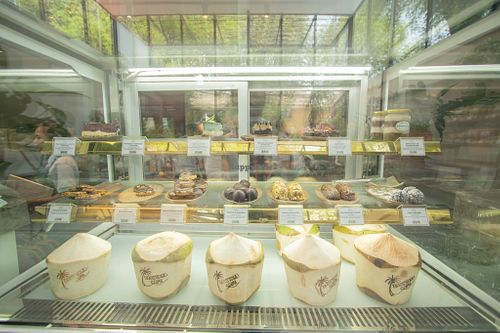 Healthy, vegan, gluten free and raw desserts. at Backyard Cafe - Riverside in Phnom Penh