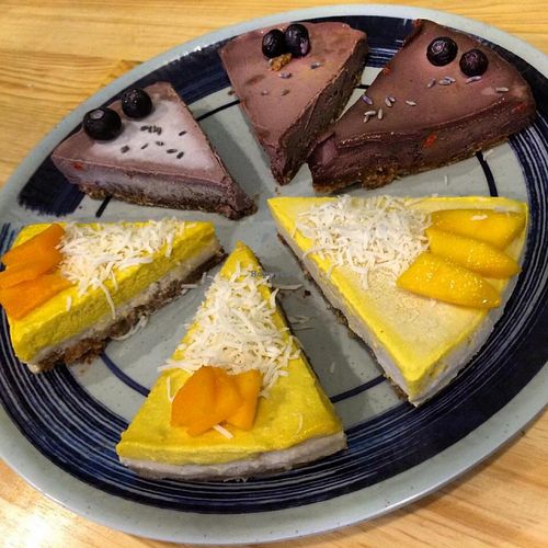 Raw, vegan, gluten-free and sugar-free desserts at Backyard Cafe - Riverside in Phnom Penh