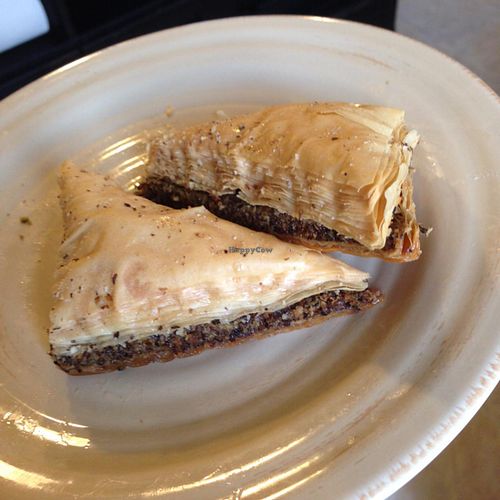 Baklava at Willows Plant-Based Eatery in Concord