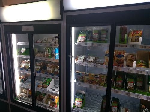 Fridge section at Vegetal et Vous (Vivanie Lille) in Lille