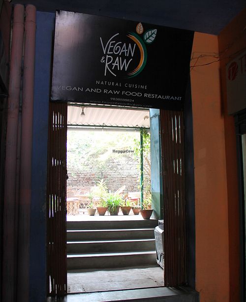 Entrance.  at Vegan and Raw in Varanasi