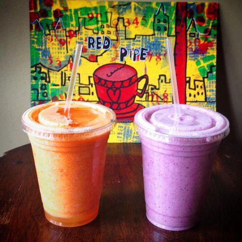 Organic smoothies  at Red Pipe in Forest Hills