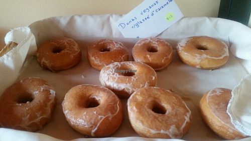 vegan glazed doughnuts at Mana in Tijuana