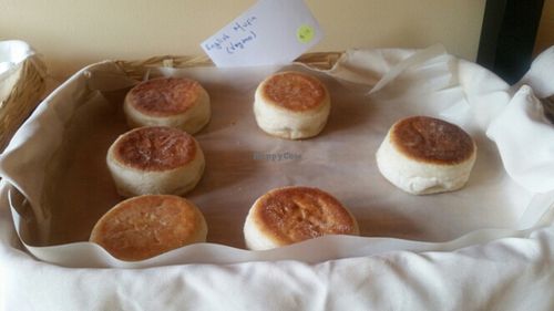 vegan English Muffins at Mana in Tijuana