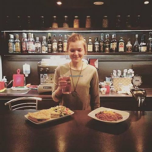 Good service from beautiful waitress. at GYVAS baras in Vilnius