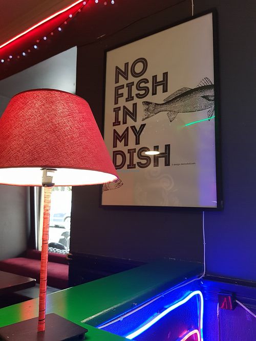 No fish in my dish at GYVAS baras in Vilnius