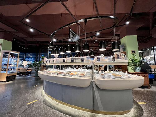 inside at Tibits - Bahnhof in Bern