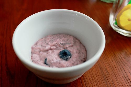 chia pudding at Ambasada in Warsaw
