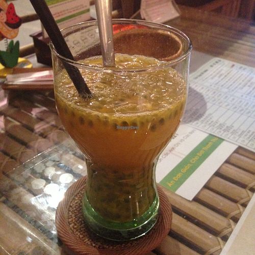 Orange & passion fruit at 3 La Vegetarian in Ho Chi Minh City