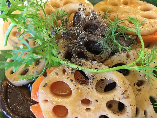 Shitake - Lotus Salad at 3 La Vegetarian in Ho Chi Minh City