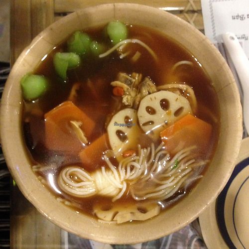 Noodle Soup at 3 La Vegetarian in Ho Chi Minh City
