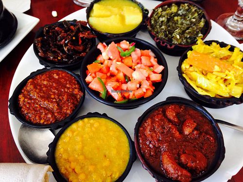 Veg sampler II- all vegan!!! at Ethiopic Restaurant in Washington