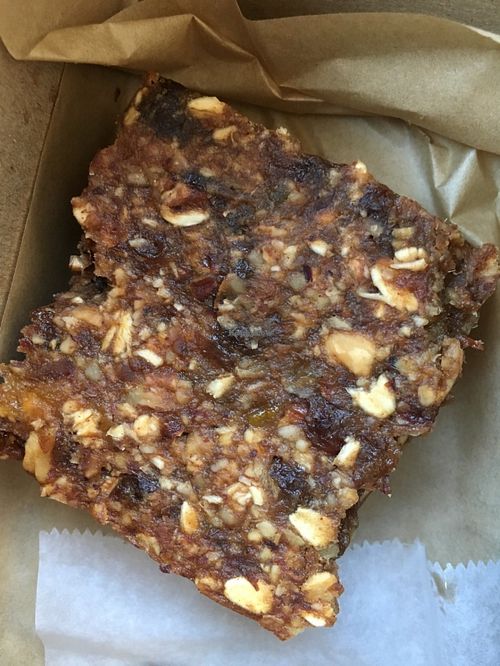 Vegan snack bar at Rise Bakery in Washington