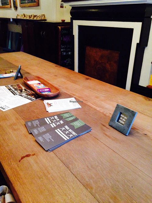 Community table at District Tea Lodge in Washington