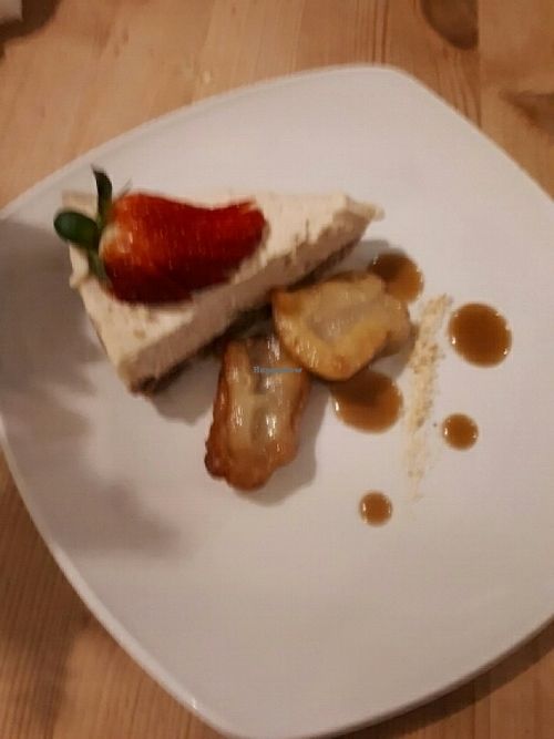 Banoffee cheesecake - yum! at Roebuck Inn in Wickham