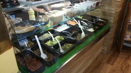 foods at Planet Veganus in Berlin