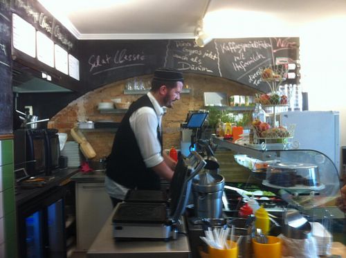 Friendly staff! at Planet Veganus in Berlin