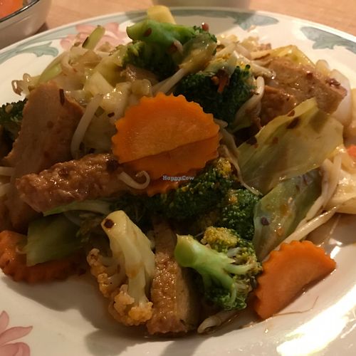 Buddha's Delight with mock chicken at Vegan House in Phoenix