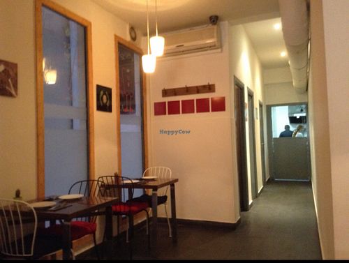 Inside at Hummus in Barcelona