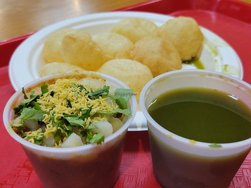 Pani Puri #Veganuary at Samosa House West in Los Angeles