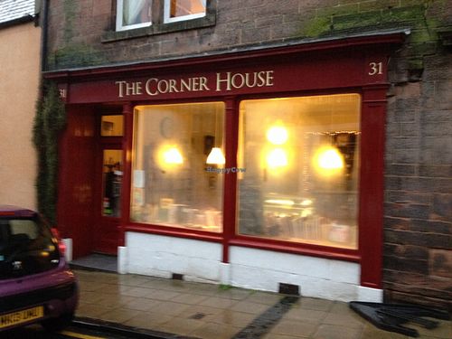 outside  at The Cornerhouse Cafe in Berwick-upon-tweed