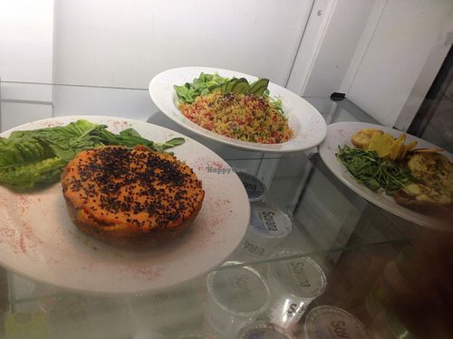 several light/healthy main dishes at VITA - Palermo in Buenos Aires