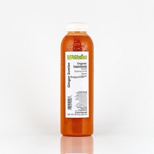 Ginger Sunrise at LOVJuice in Boca Raton