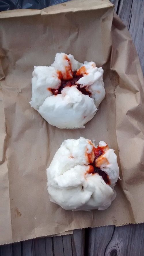 Faux-pork buns at Peaceful Loft in St Johns